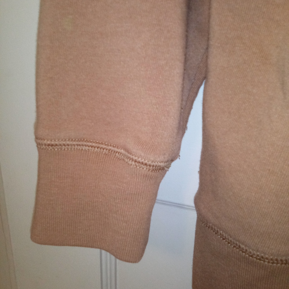 90s Skater Girl Style Pullover Tan Sweatshirt Size Small By American Eagle - Picture 2 of 3